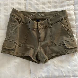 green shorts